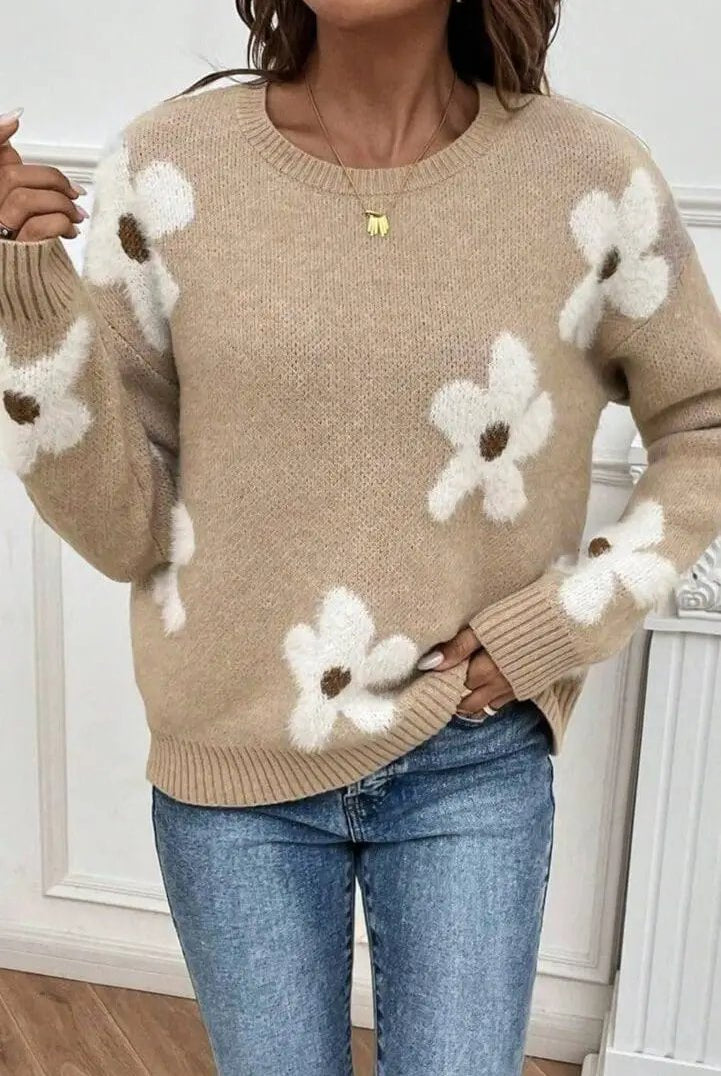 Grateful Threads Boutique Flower Child Sweater - Sweaters