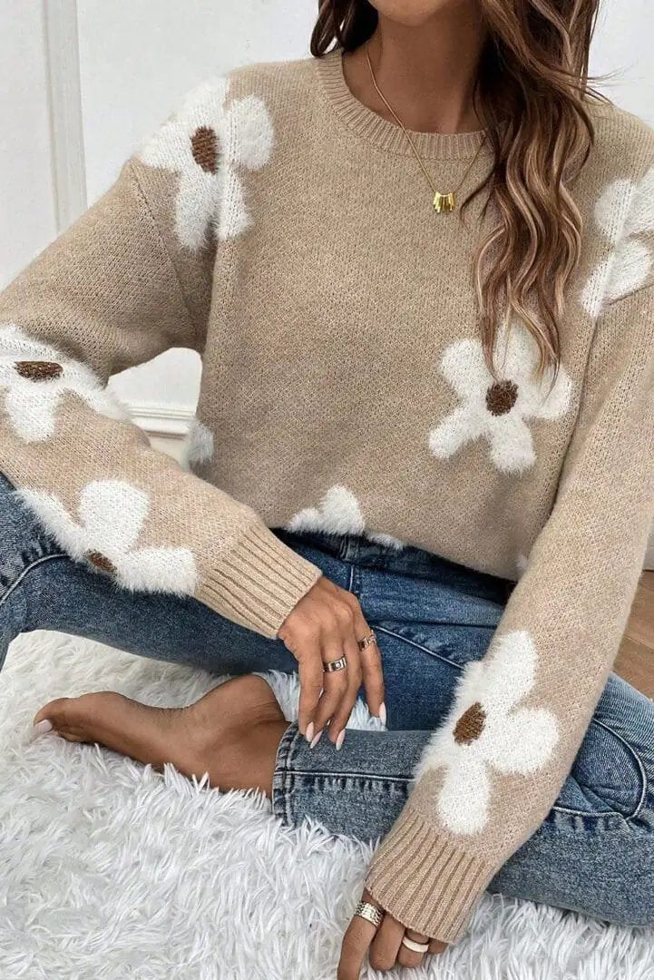 Grateful Threads Boutique Flower Child Sweater - Sweaters