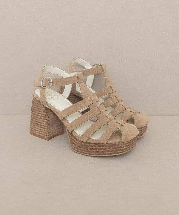 Oasis Society The Hailee Gladiator Heel - Heels