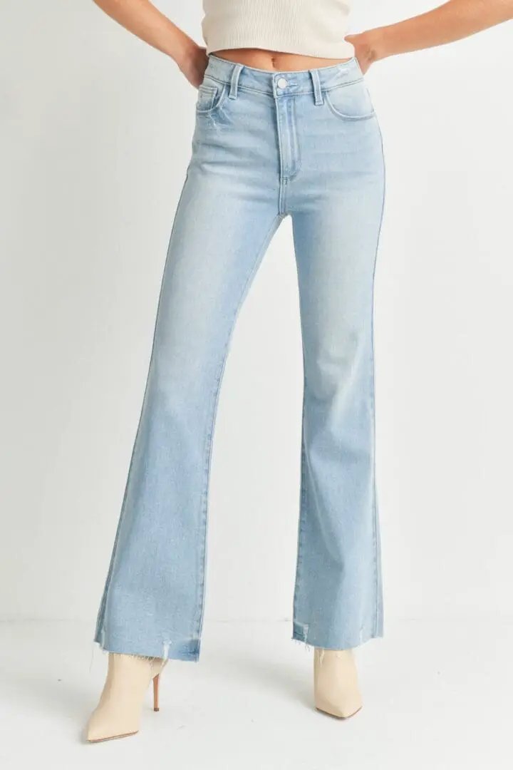 Just USA Flare with Hem Detail - Jeans