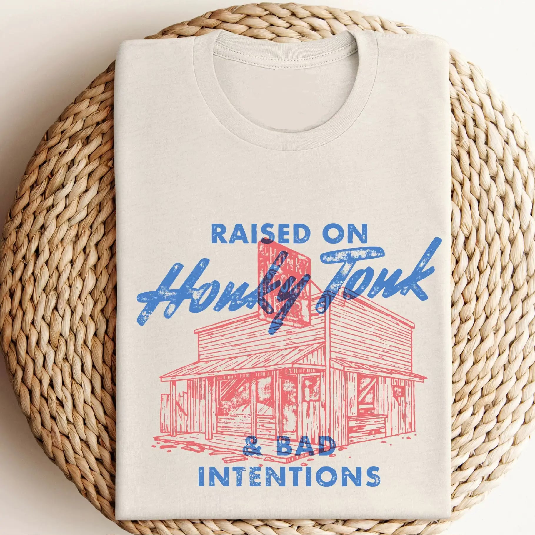 Willow Poppy Raised Wild Honky Tonk Tee - T-Shirts