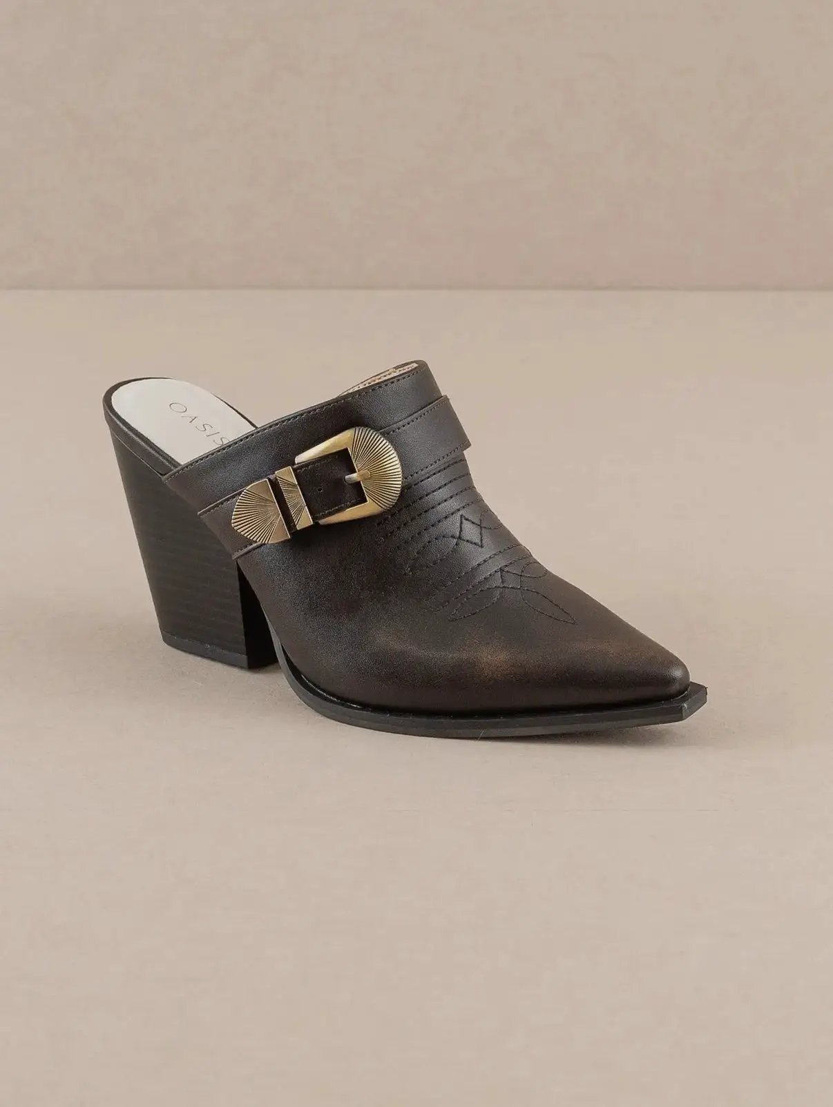 OASIS SOCIETY The Dixie Mule with Buckle Detail - Boots
