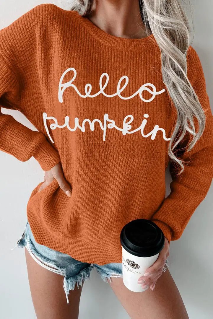 Grateful Threads Boutique Hey There, Pumpkin Sweater - Sweaters