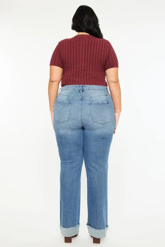 KanCan KanCan Halle High Rise Straight PLUS Denim Jeans - Jeans