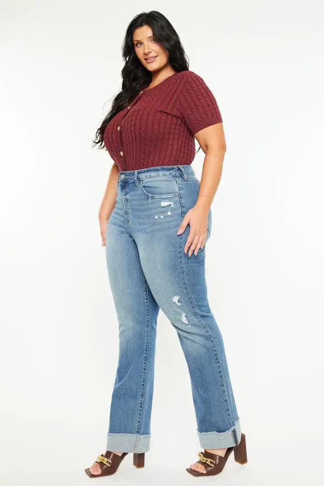 KanCan KanCan Halle High Rise Straight PLUS Denim Jeans - Jeans