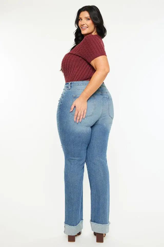 KanCan KanCan Halle High Rise Straight PLUS Denim Jeans - Jeans
