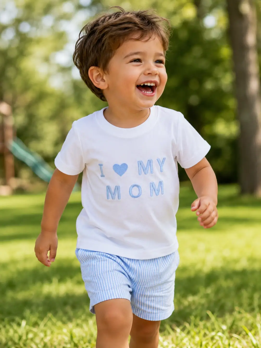 Marie Nicole Clothing Marie Nicole Clothing - Blue Mom Love Outfit - Baby & Toddler Outfits