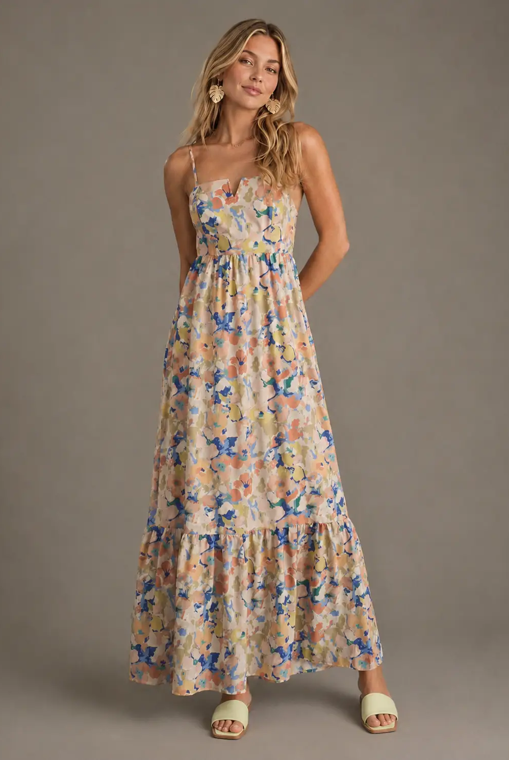 Panache Apparel Co. The Sorbet Floral Maxi Dress - Dresses
