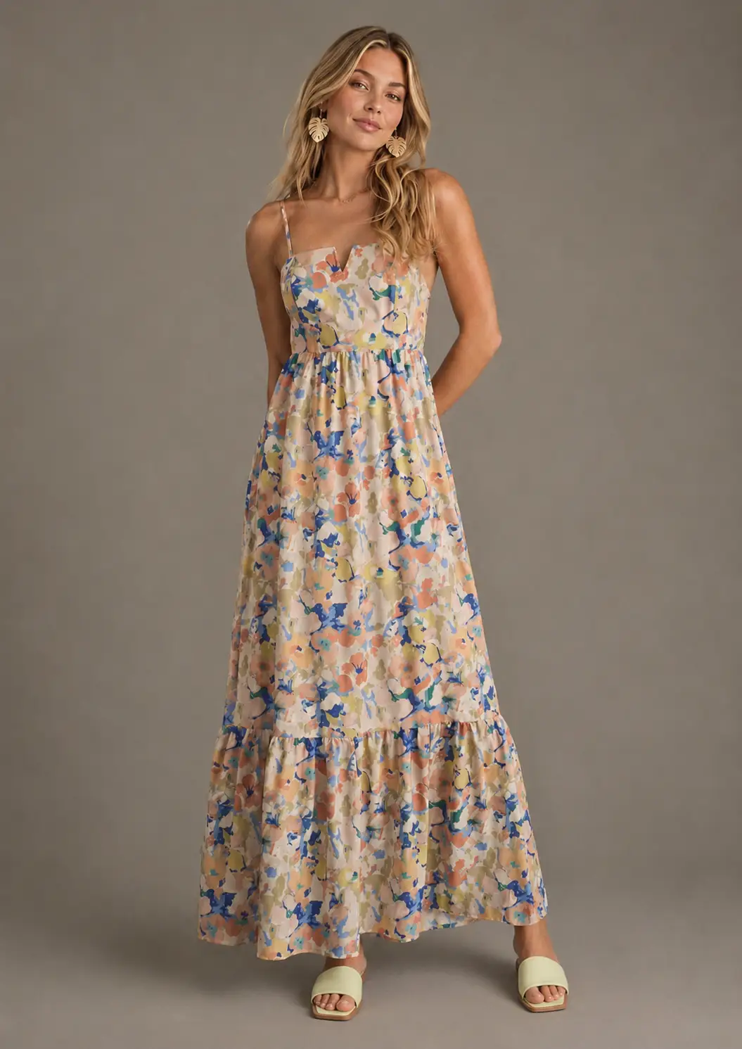 Panache Apparel Co. The Sorbet Floral Maxi Dress - Dresses