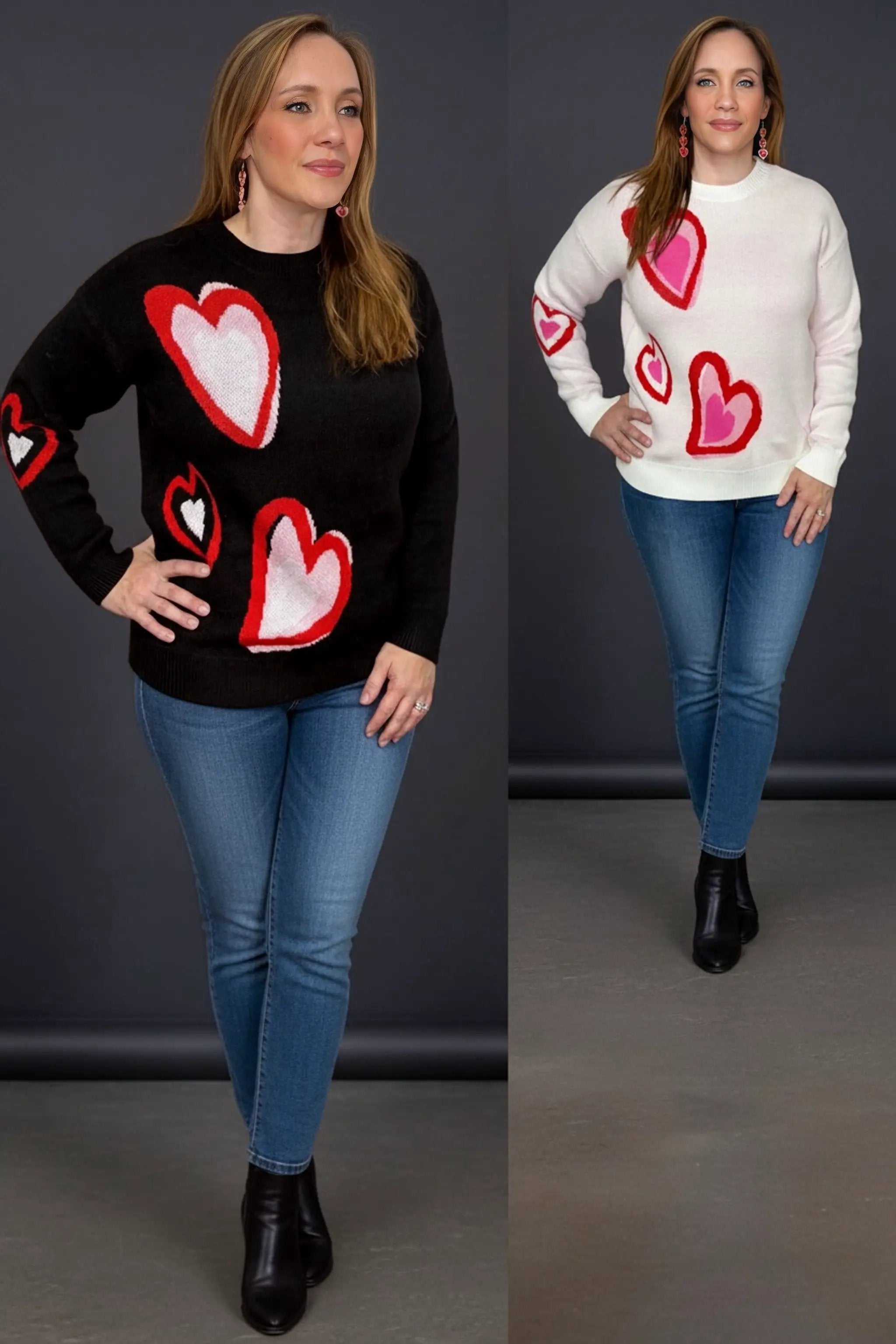 NINEXIS Heartbreaker Valentine Sweater - Sweaters Top