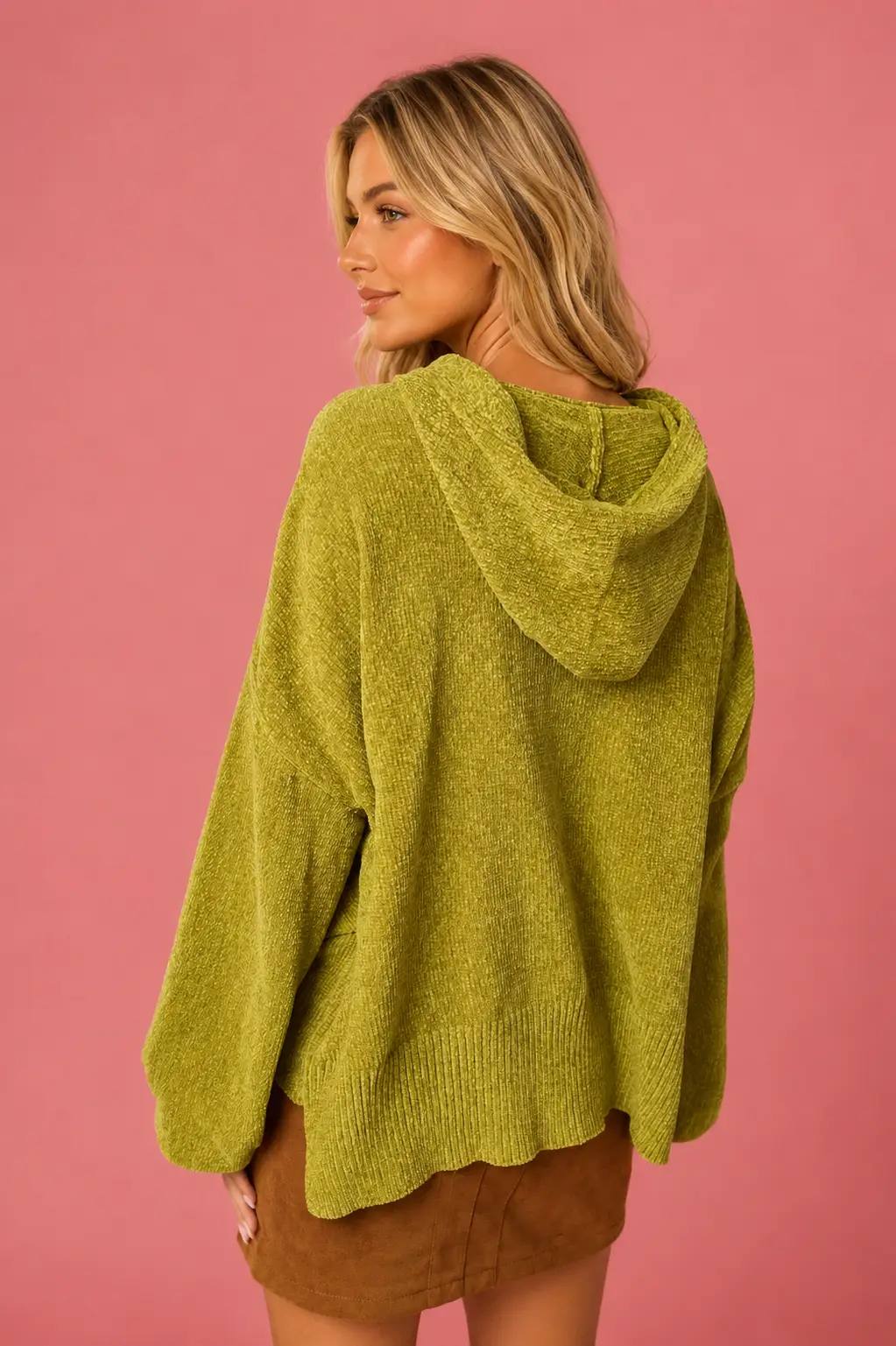 Papermoon The Easy Street Oversized Button Knit Sweater - Sweaters