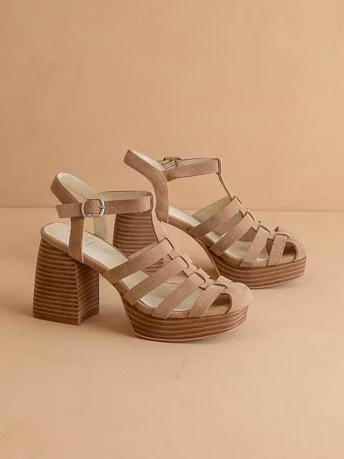 Oasis Society The Hailee Gladiator Heel - Heels