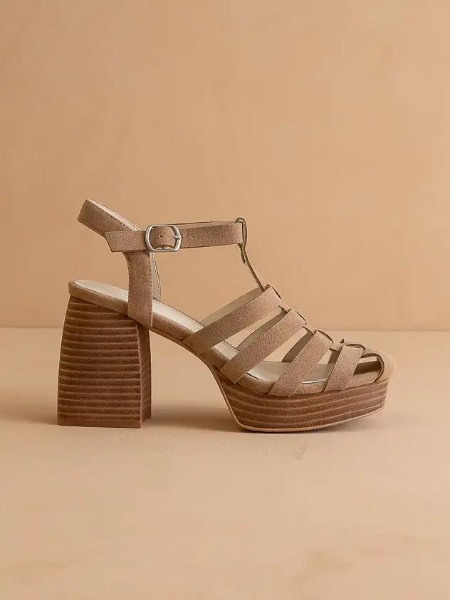 Oasis Society The Hailee Gladiator Heel - Heels
