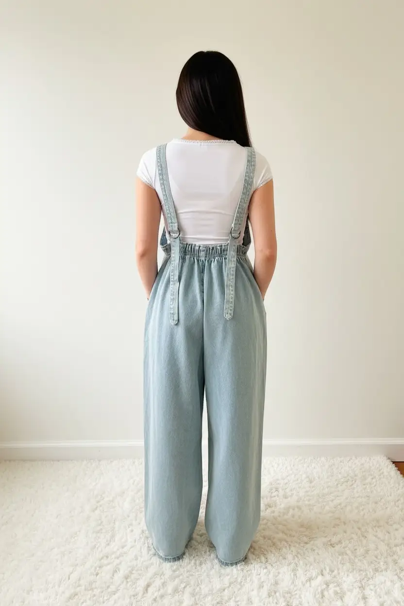 Zenana The Zenana Easygoing Days Wide Leg Overalls - One-Pieces
