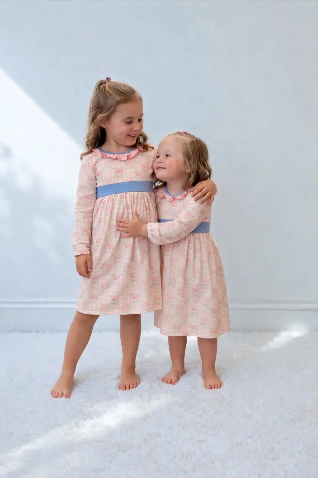 Honeydew Pink Floral Print Ruffle Mommy & Me Dress - MINI - Baby & Toddler Dresses