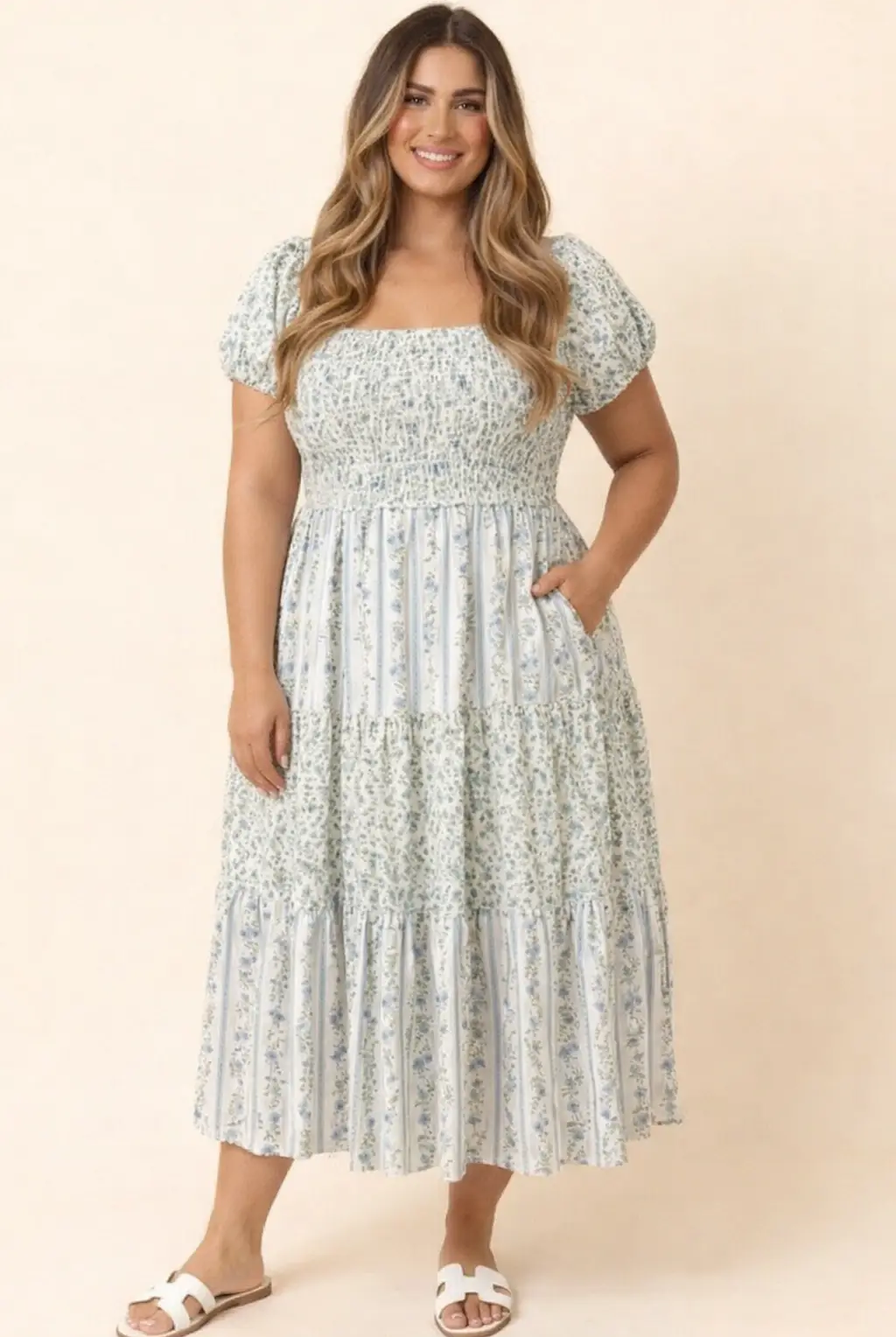 Haptics The Sweet Magnolia Maxi Dress - Curvy - Dresses