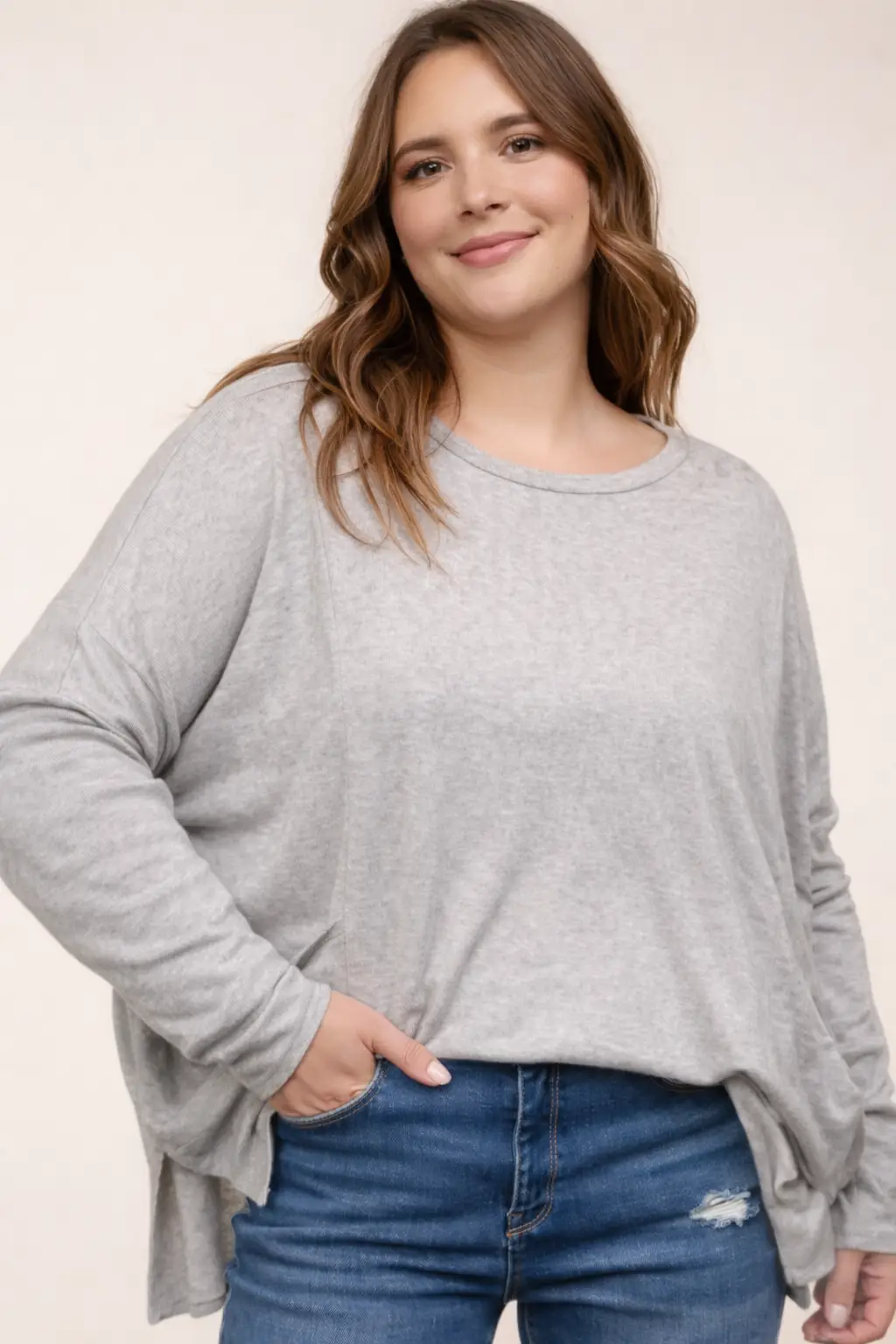 Haptics The Southern Comfort Pocket Top – Curvy - Blouses