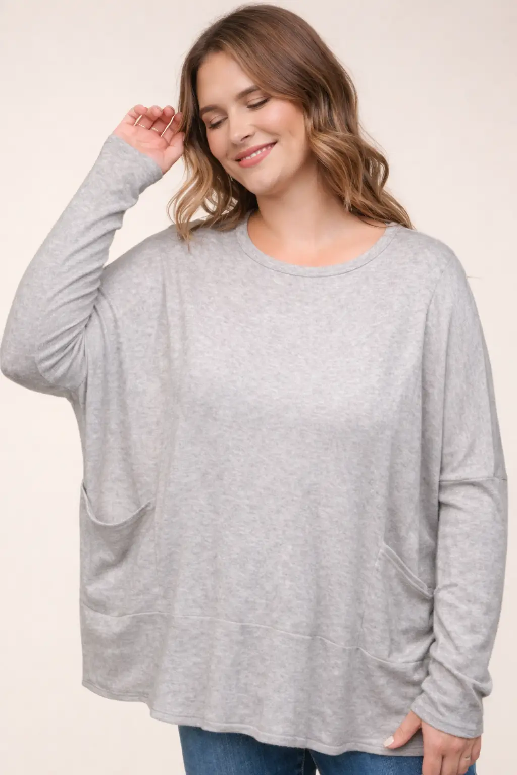 Haptics The Southern Comfort Pocket Top – Curvy - Blouses