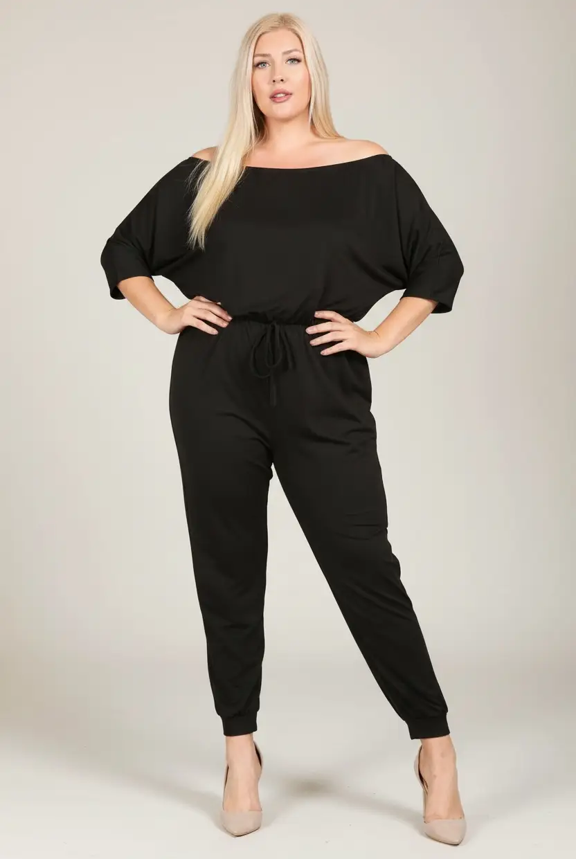 Haute Fox The Curvy Power Move Jumpsuit - One-Pieces