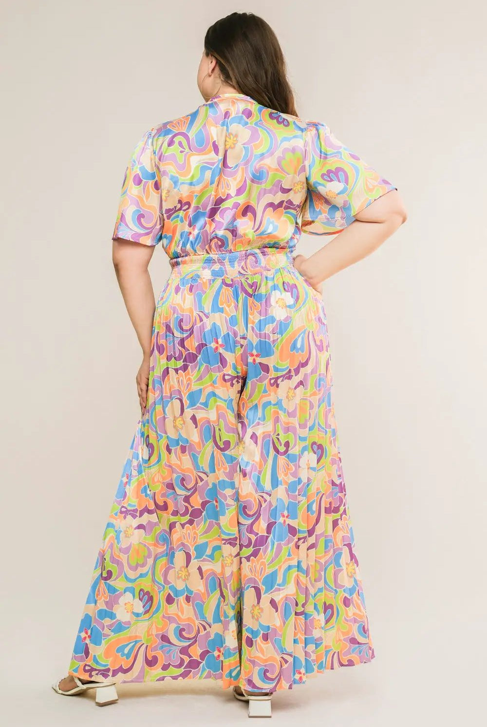 FLYING TOMATO The Secret Place Woven Jumpsuit: Regular & Curvy - One-Pieces