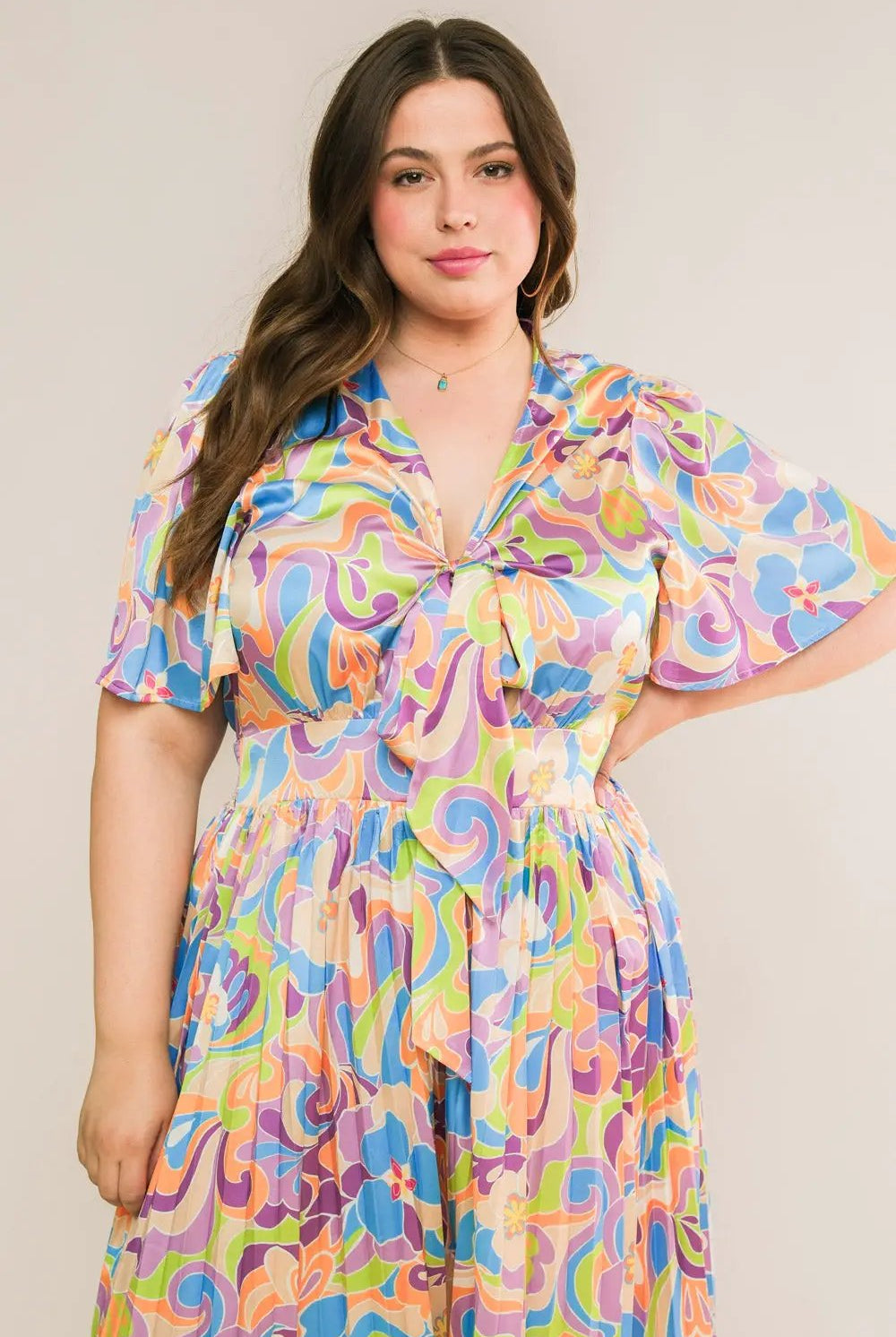 FLYING TOMATO The Secret Place Woven Jumpsuit: Regular & Curvy - One-Pieces