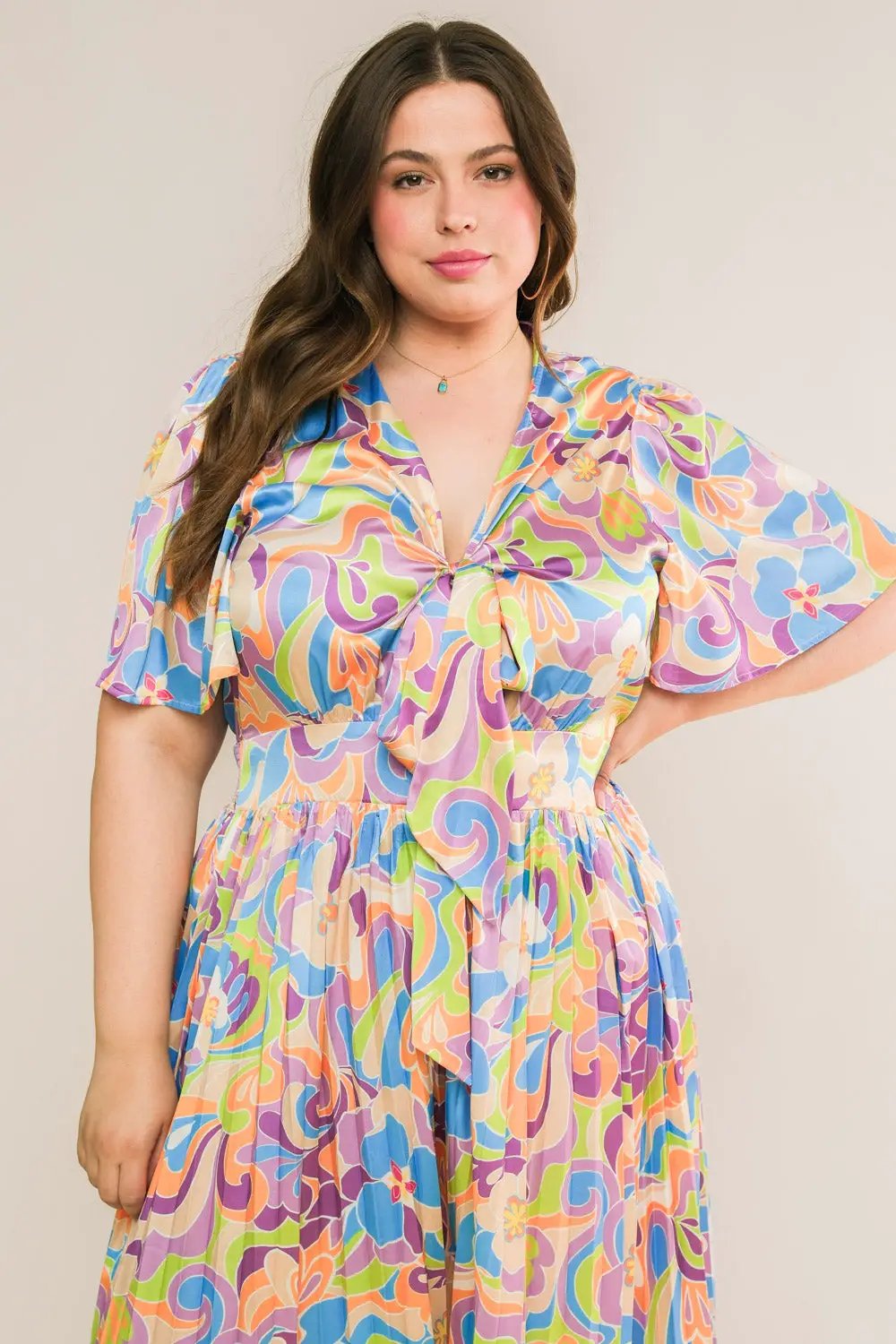 FLYING TOMATO The Secret Place Woven Jumpsuit: Regular & Curvy - One-Pieces