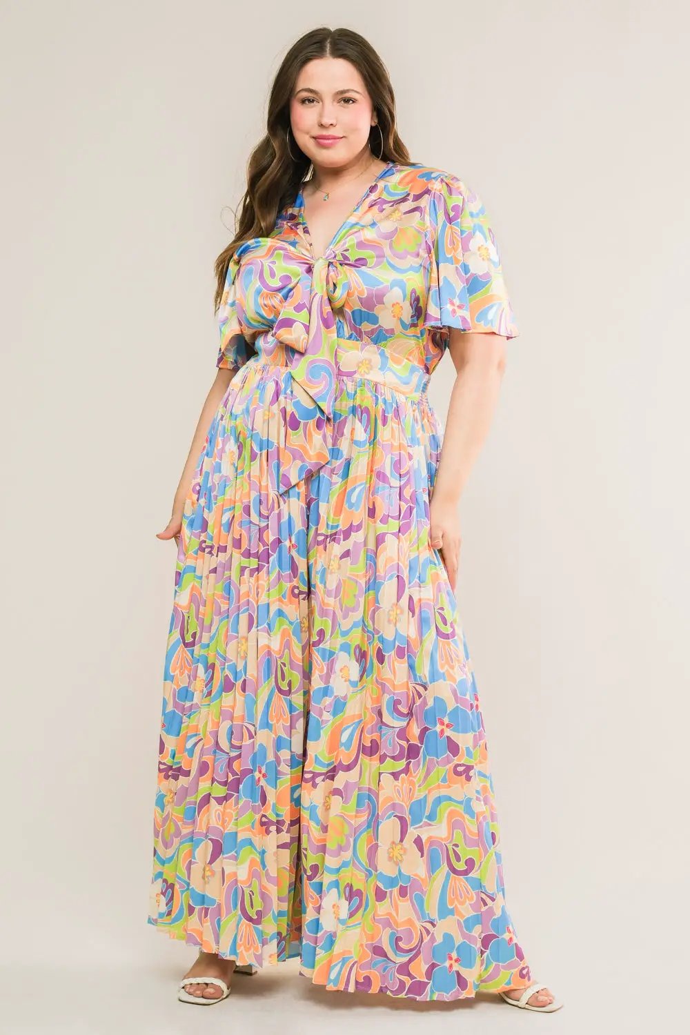 FLYING TOMATO The Secret Place Woven Jumpsuit: Regular & Curvy - One-Pieces