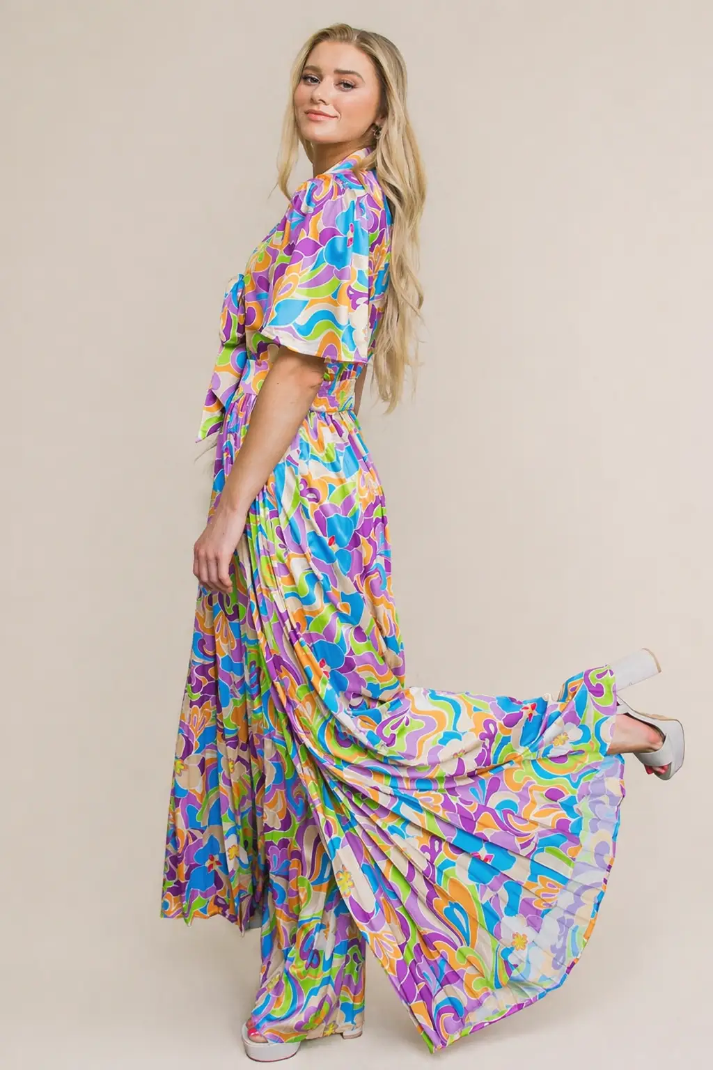 FLYING TOMATO The Secret Place Woven Jumpsuit: Regular & Curvy - One-Pieces