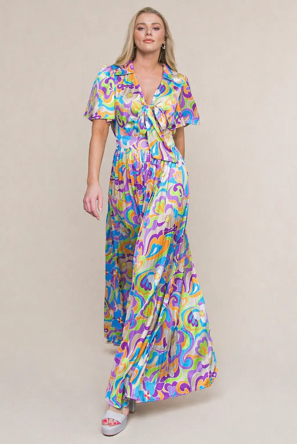 FLYING TOMATO The Secret Place Woven Jumpsuit: Regular & Curvy - One-Pieces