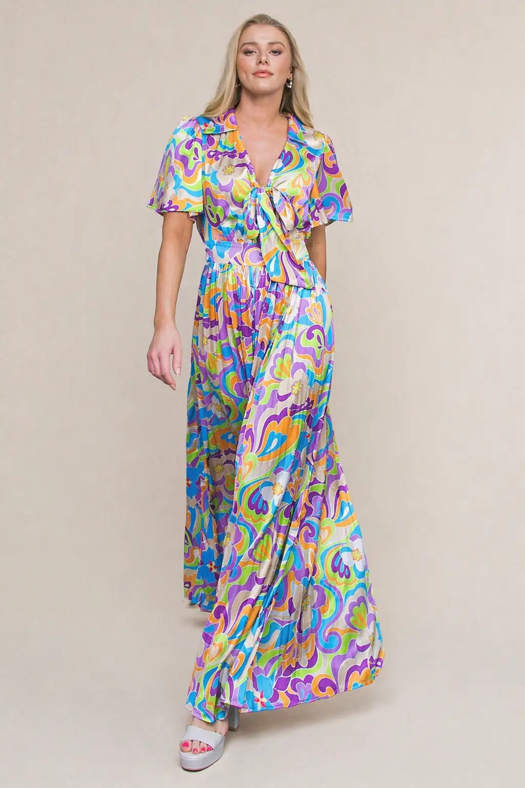 FLYING TOMATO The Secret Place Woven Jumpsuit: Regular & Curvy - One-Pieces