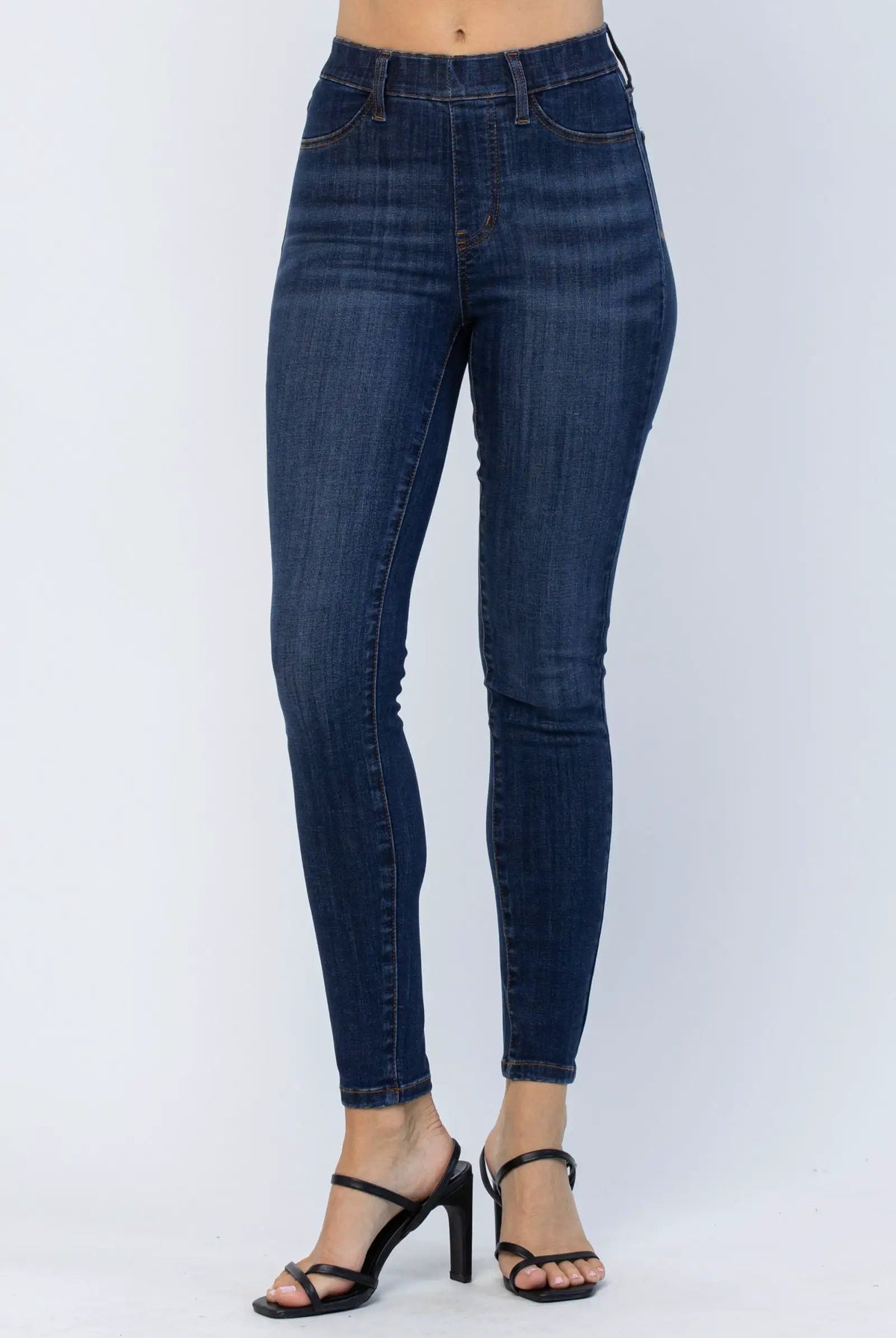 Judy Blue Judy Blue High-Waist Jeggings Patch Pocket Pull-On Medium Wash Denim Jeans - Jeans Judy Blue High-Waist Jeggings Patch Pocket Pull-On Medium Wash Denim Jeans