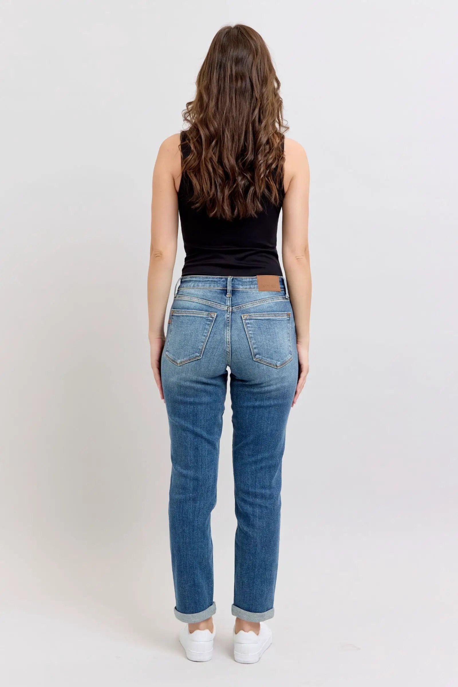Judy Blue Judy Blue Mid Rise Vintage Boyfriend Jeans – REGULAR & PLUS Sizes - Jeans judy blue boyfriend jeans