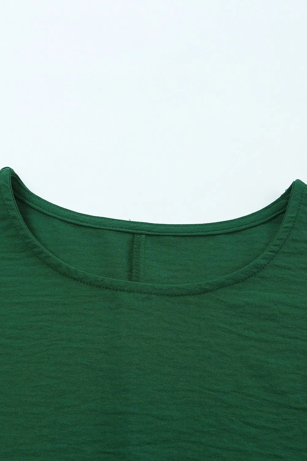 Grateful Threads Boutique Emerald Ease Smocked Cuff Blouse - Blouses Green Smocked Wrist Shift Top