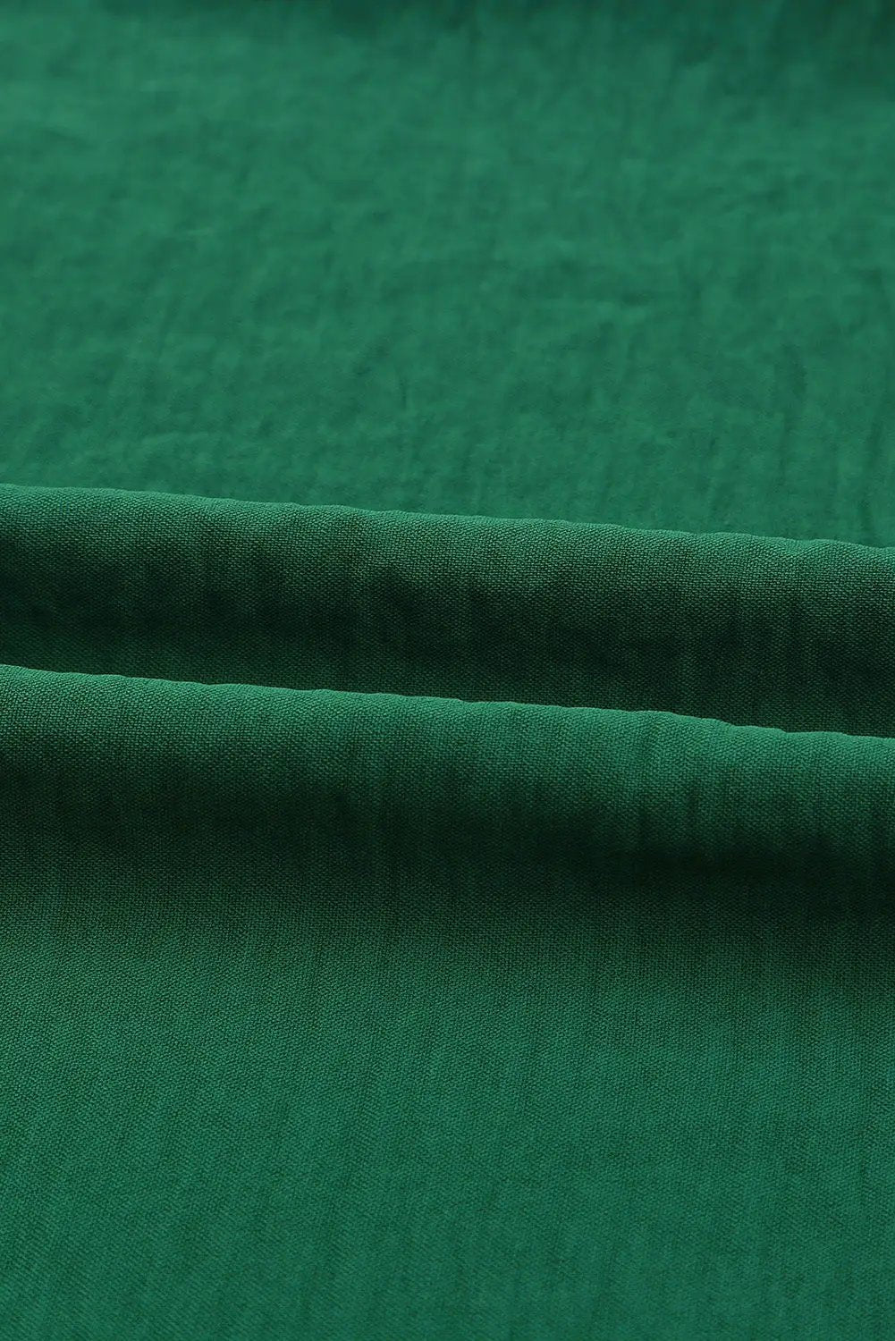 Grateful Threads Boutique Emerald Ease Smocked Cuff Blouse - Blouses Green Smocked Wrist Shift Top