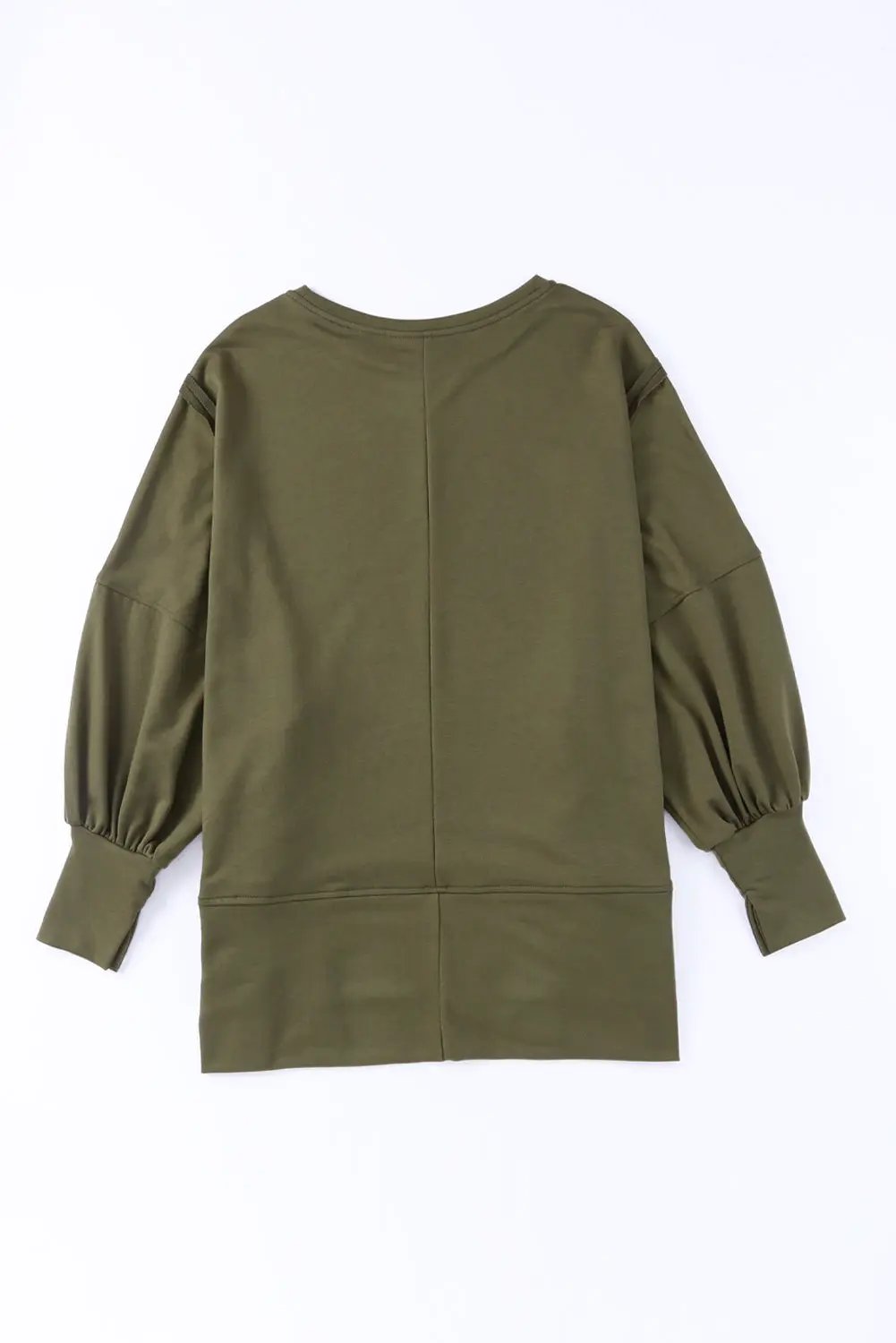 Grateful Threads Boutique Olive You Forever Oversized Top - Sweatshirts Top