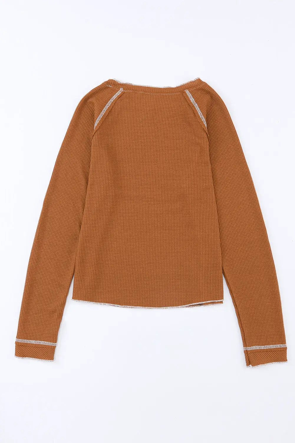 Grateful Threads Boutique Textured Round Neck Long Sleeve Top - Shirts Textured Round Neck Long Sleeve Top