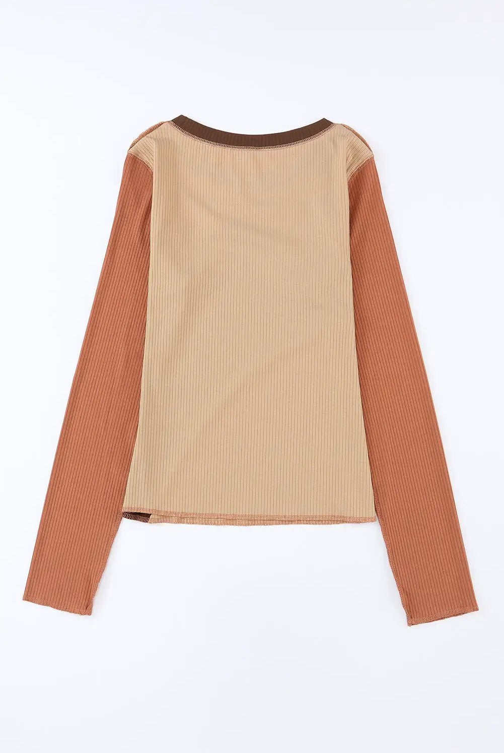 Grateful Threads Boutique Color Block Ribbed Knit Top - Clothing Tops