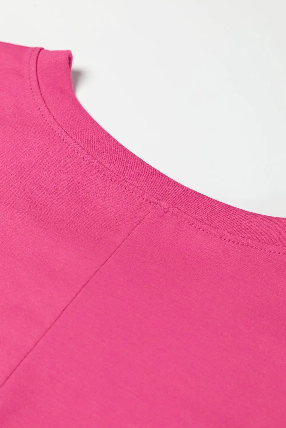 Grateful Threads Boutique The Pink Poppy Cropped V - T-Shirts