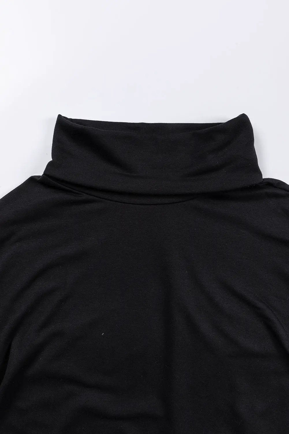 Grateful Threads Boutique Black Cowl Neck Shift Tunic Top - Clothing Tops