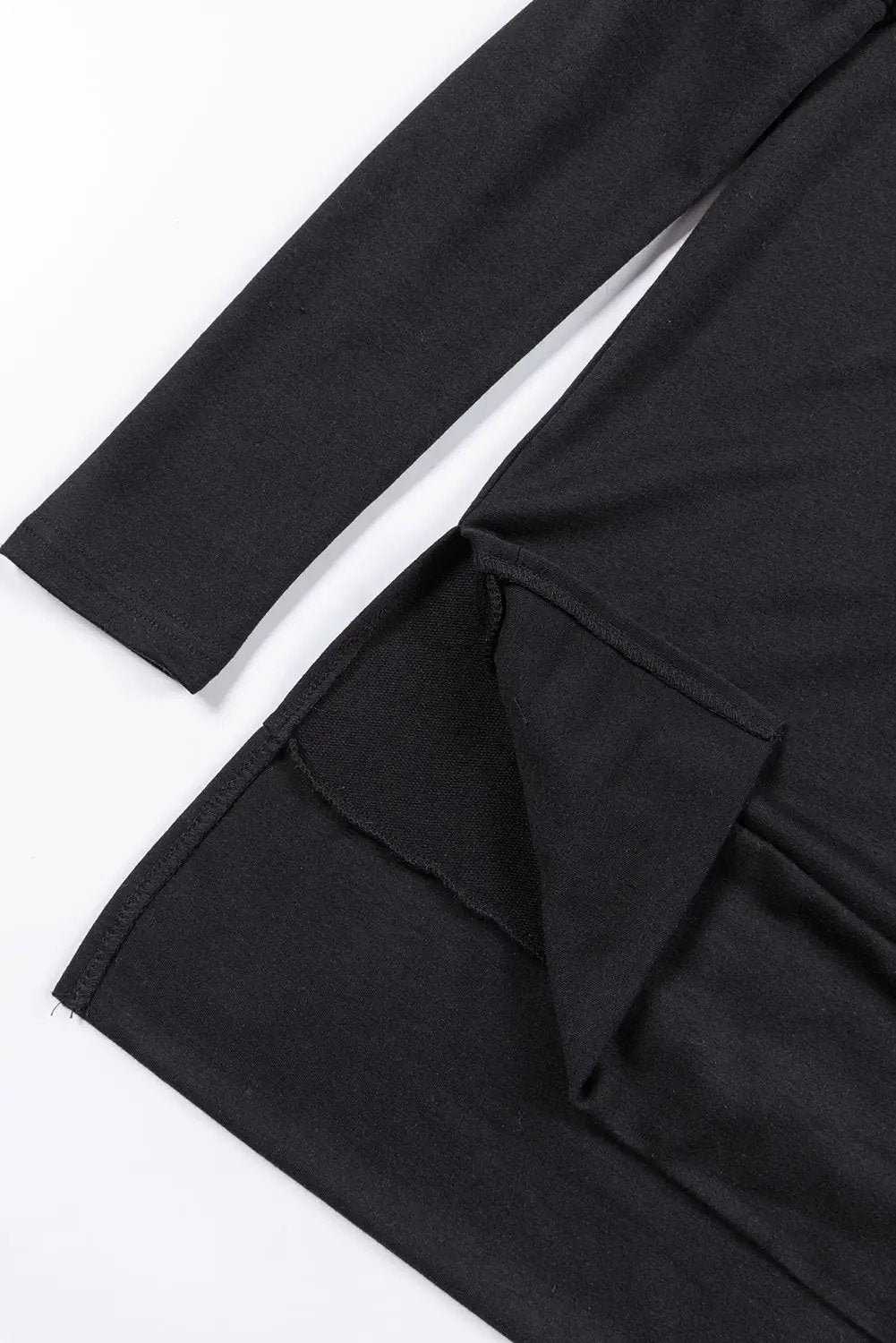 Grateful Threads Boutique Black Cowl Neck Shift Tunic Top - Clothing Tops