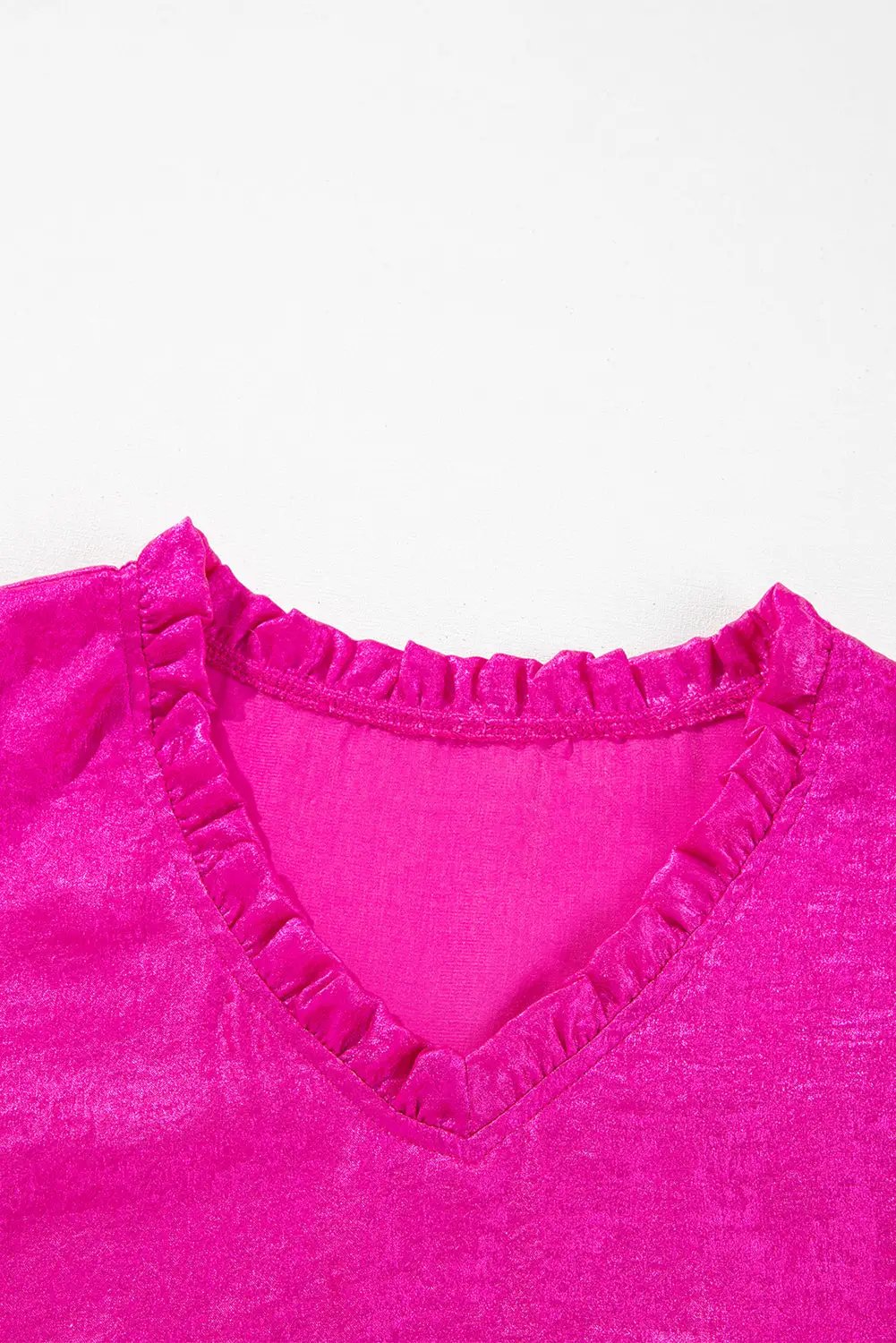 Grateful Threads Boutique Rose Red Metallic Blouse - Blouses