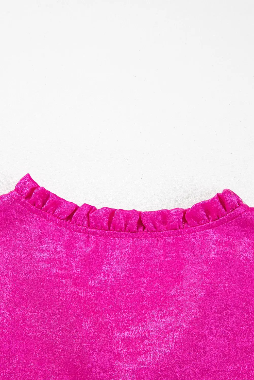 Grateful Threads Boutique Rose Red Metallic Blouse - Blouses