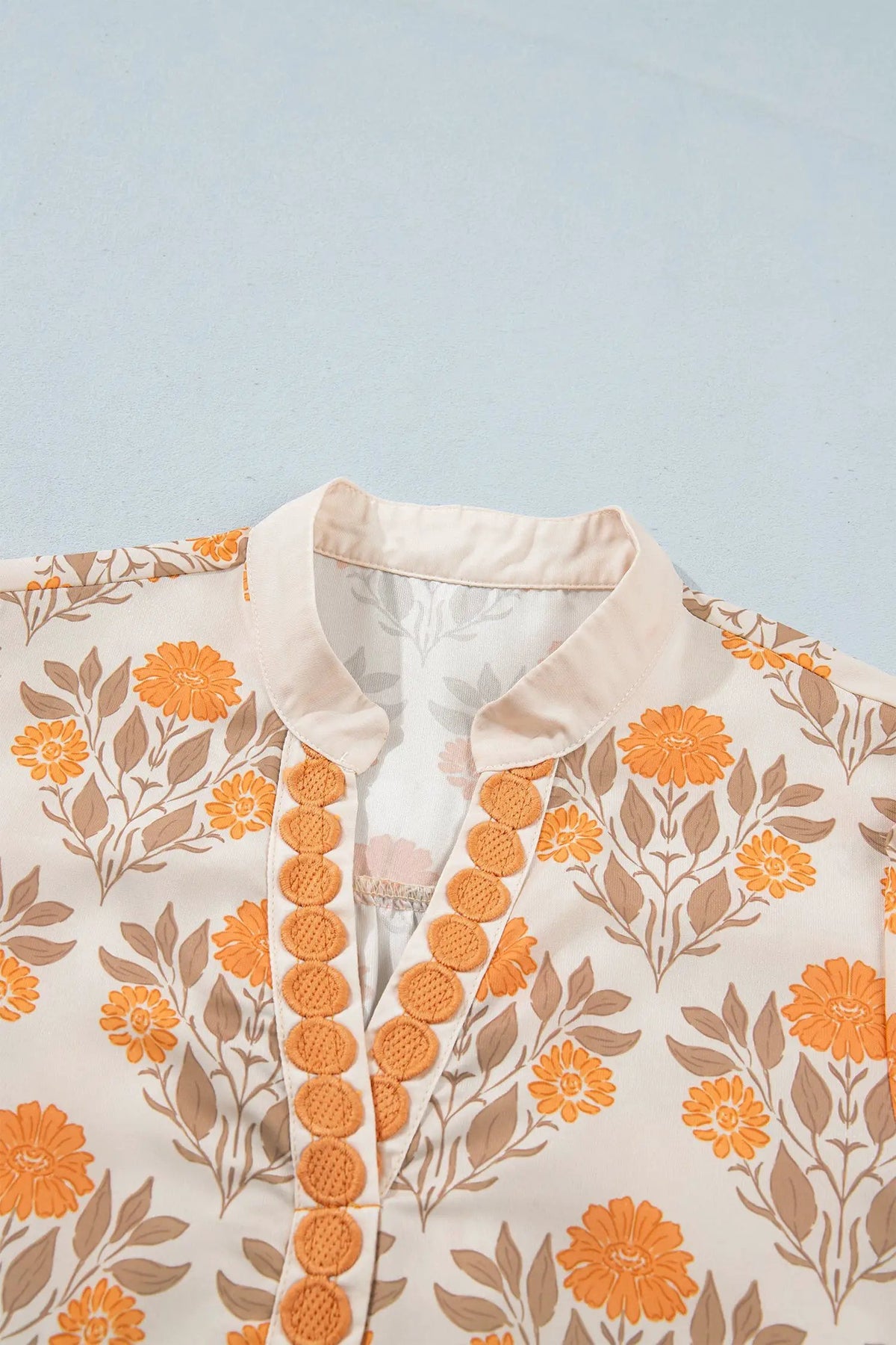The Bristol Blouse - Orange — view 7