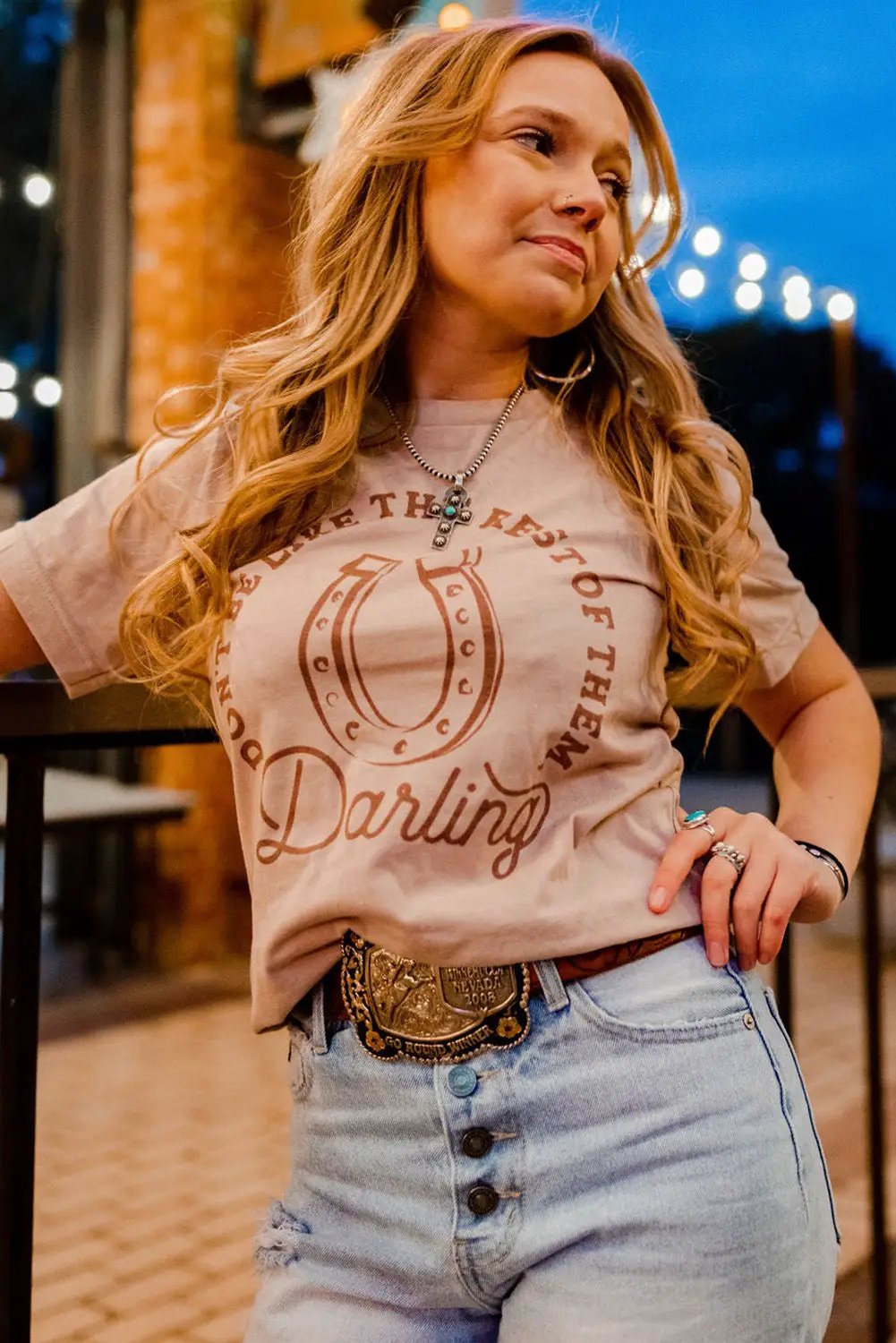 Grateful Threads Boutique Khaki "DO NOT BE LIKE THE REST OF THEM DARLING" Graphic Tee - T-Shirts Khaki DO NOT BE LIKE THE REST OF THEM Darling Graphic Tee