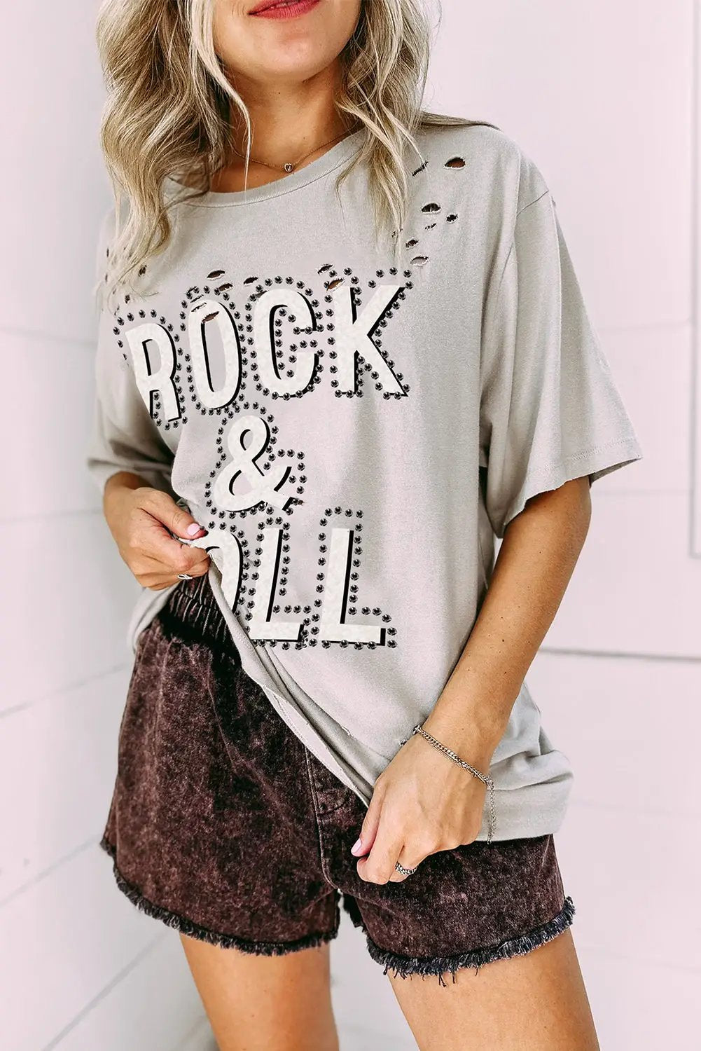 Grateful Threads Boutique Rock & Roll Vintage Tee - T-Shirts Rock & Roll Tee