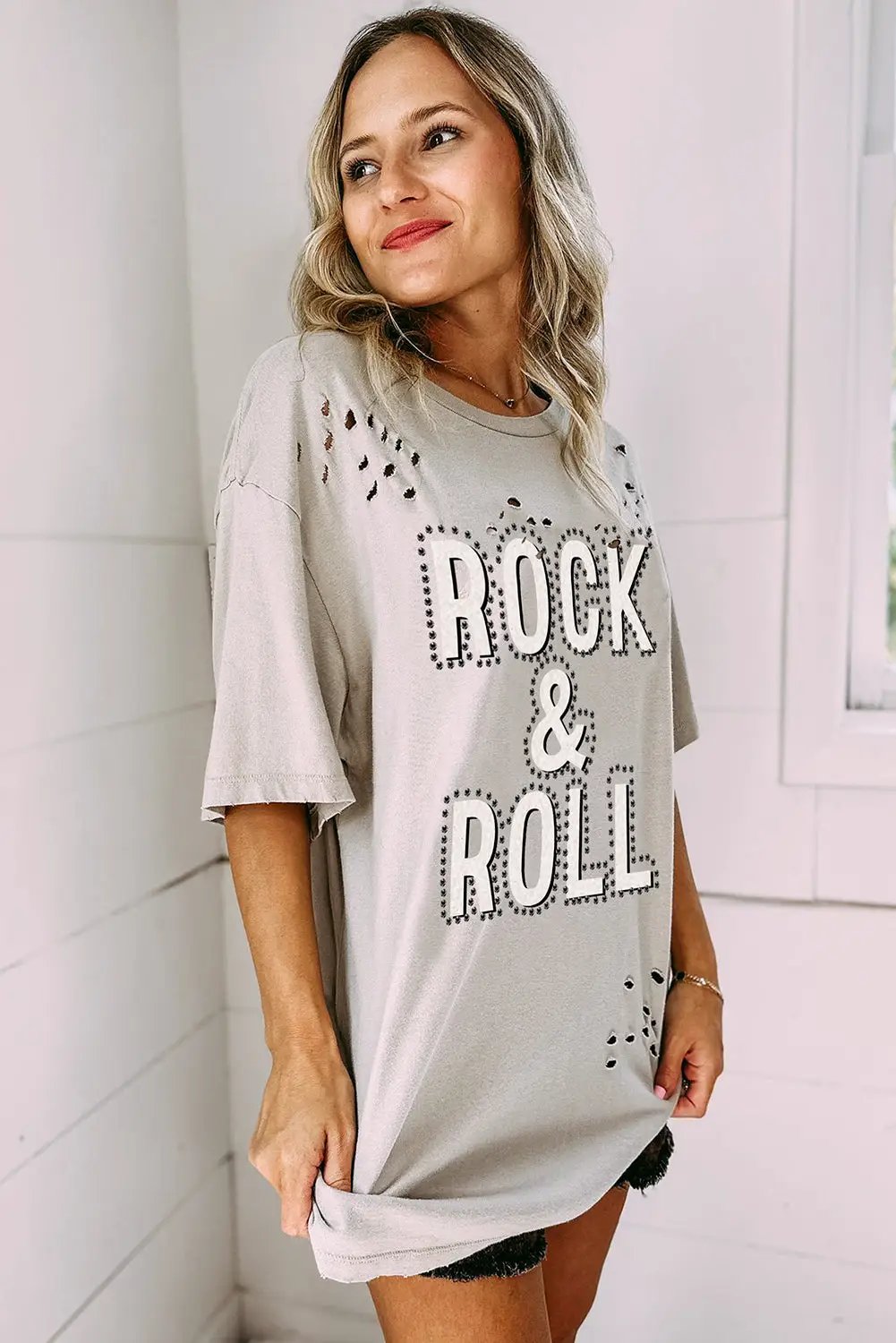 Grateful Threads Boutique Rock & Roll Vintage Tee - T-Shirts Rock & Roll Tee