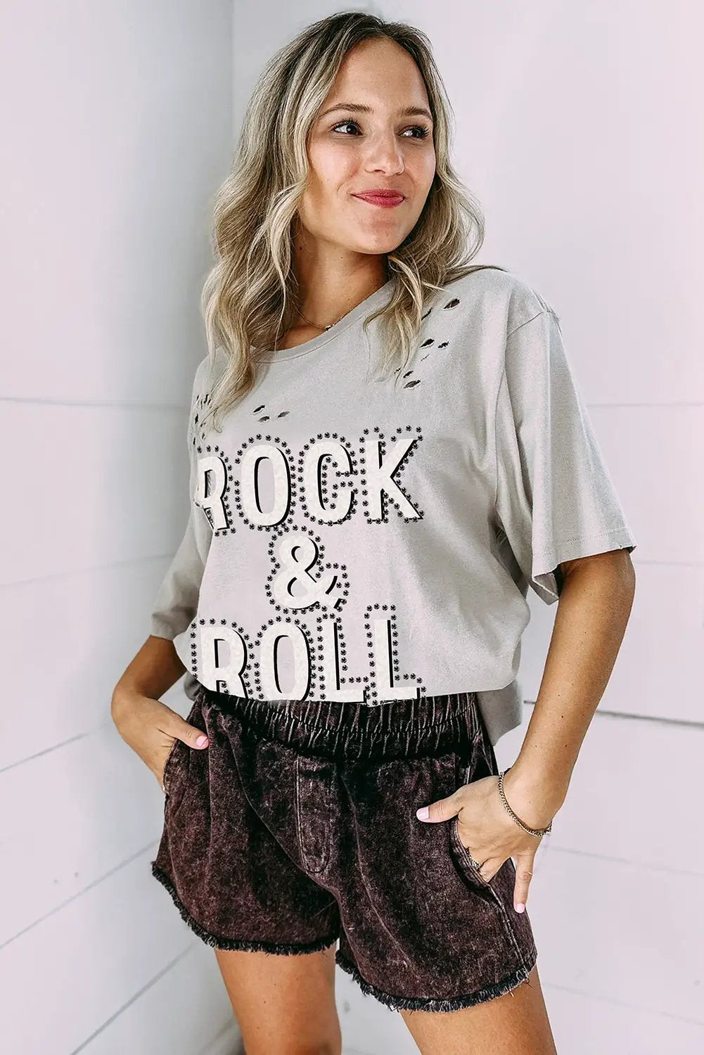 Grateful Threads Boutique Rock & Roll Vintage Tee - T-Shirts Rock & Roll Tee