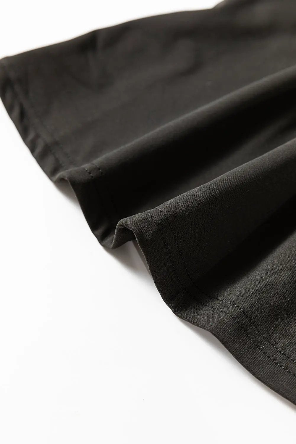 Grateful Threads Boutique Black Scoop Neck Slim Fit Thermal Top - Shirts