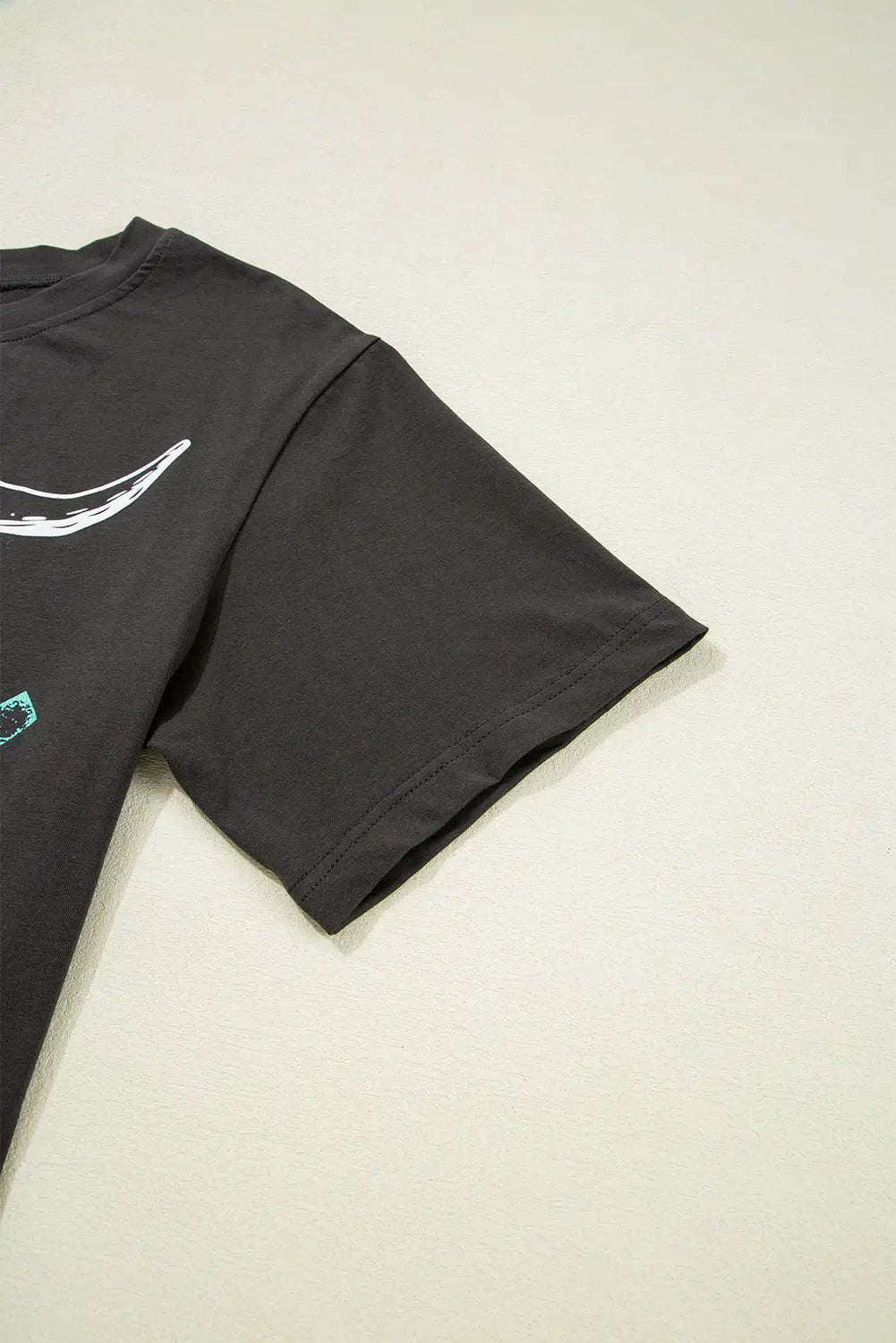 Grateful Threads Boutique Carbon Grey Vintage Western Bull Head Skull Turquoise Aztec Graphic T Shirt - T-Shirts Carbon Grey Vintage Western Bull Head Skull Turquoise Aztec Graphic T Shirt