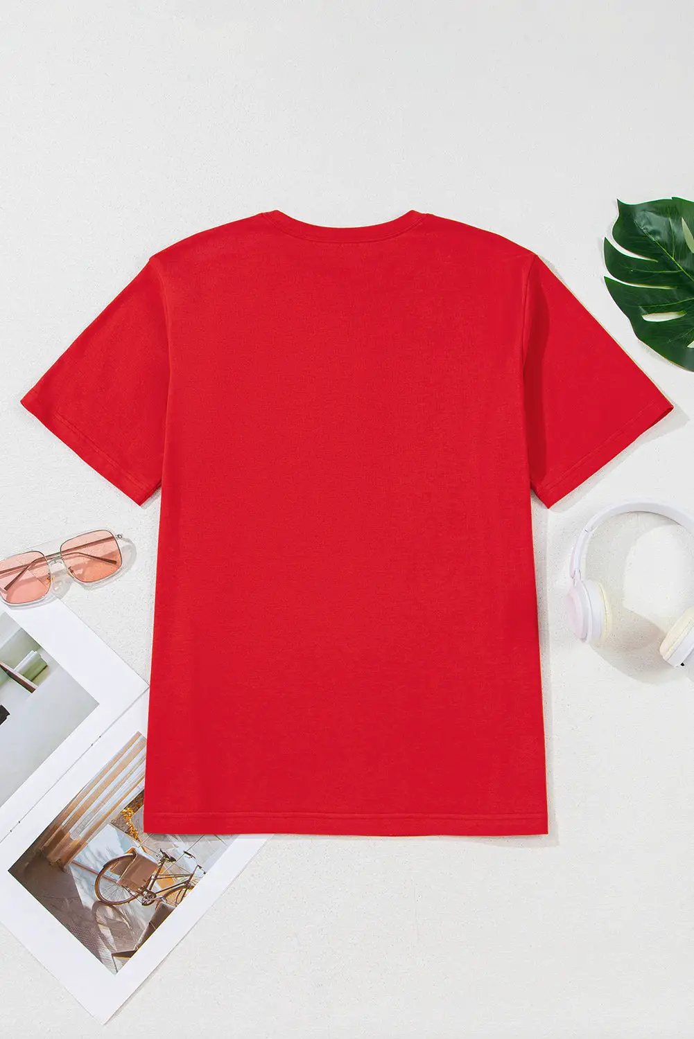 Grateful Threads Boutique "Take Me Away" Western Loose Tee - T-Shirts cowboy take me away red tee